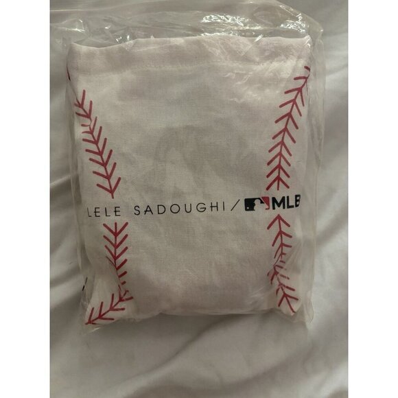 Lele Sadoughi X MLB Collab Red Los Angeles Embellished Headband NWT main image 4